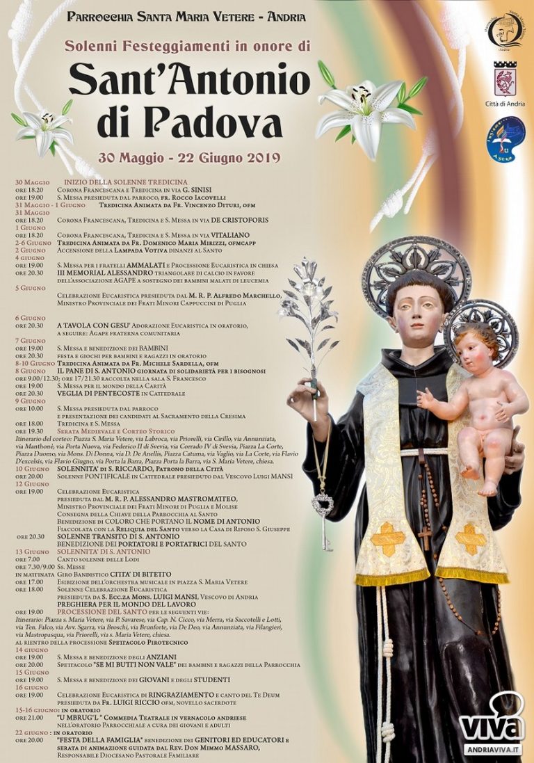 Rievocazione storica del Transito di Sant’Antonio, Andria (BT), Puglia