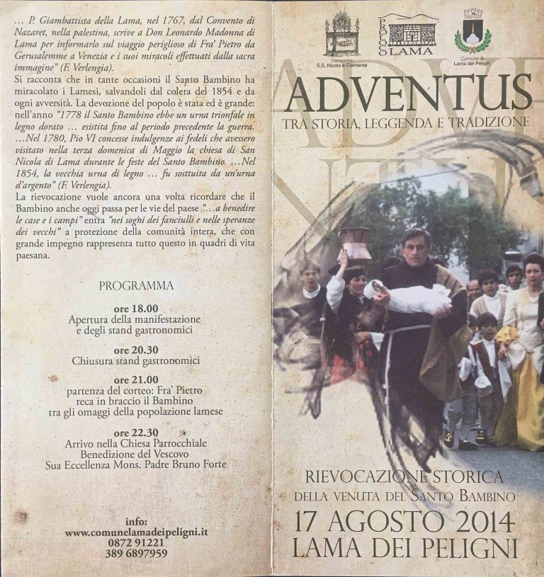 Adventus, Lama dei Peligni (CH), Abruzzo