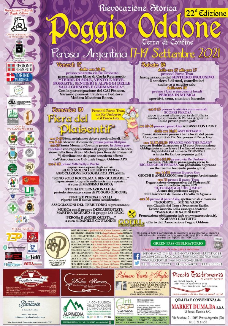 Poggio Oddone Terra di Confine - Il dono del formaggio - Fiera del Plaisentif, Perosa Argentina (TO), Piemonte