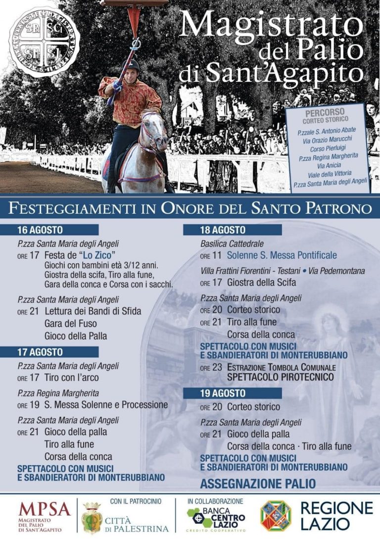 Palio di Sant'Agapito - Magistrato del Palio di S. Agapito, Palestrina (RM), Lazio
