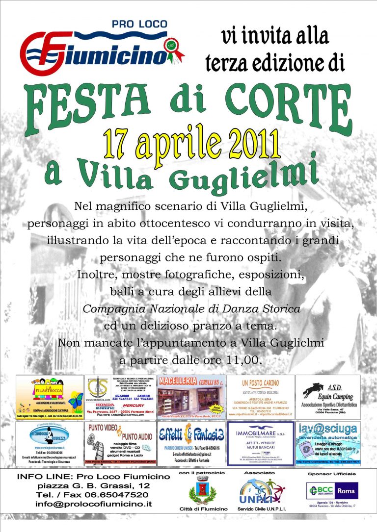 Festa di Corte, Fiumicino (RM), Lazio