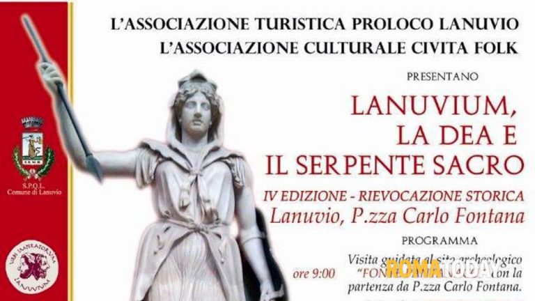 La Dea ed il Serpente Sacro: rievocazione storica dell’antico rito propiziatorio, Lanuvio (RM), Lazio