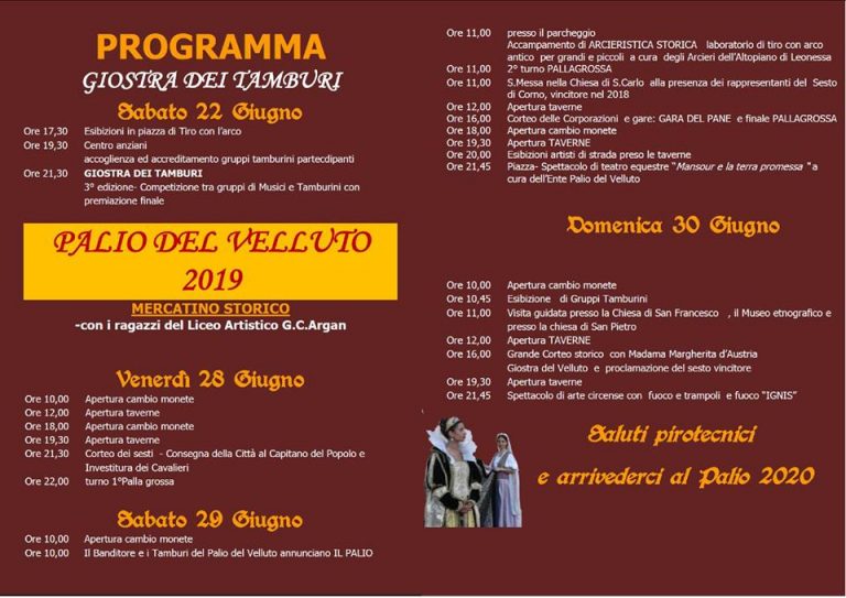 Palio del velluto, Leonessa (RI), Lazio Palio del velluto, Leonessa (RI), Lazio