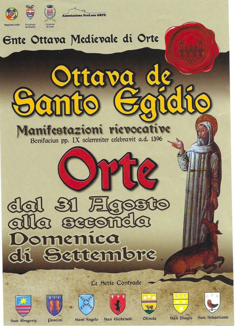 Ottava di Sant'Egidio - Palio degli arcieri, Orte (VT), Lazio